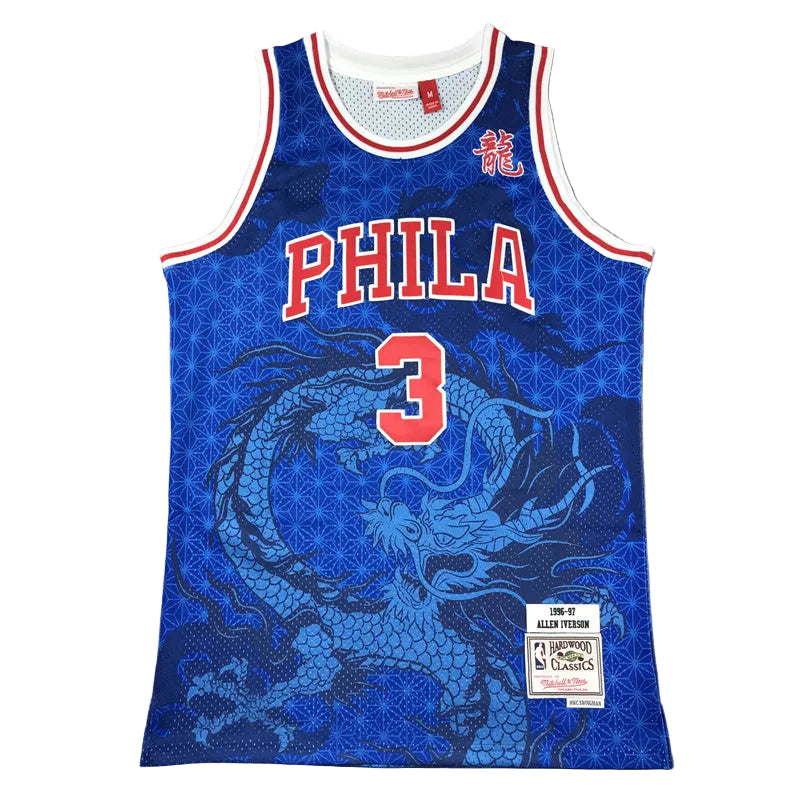 Philadelphia 76ers  Allen Iverson "Dragon" Jersey