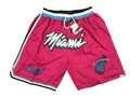Just Don Miami Heat Basketball Shorts