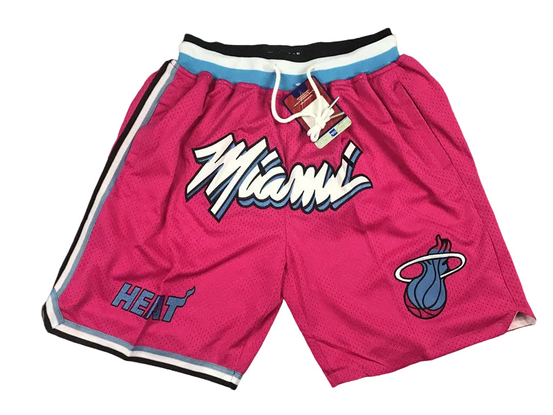 Just Don Miami Heat Basketball Shorts