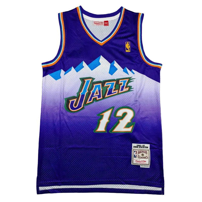 Utah Jazz 1996-97 John Stockton Jersey